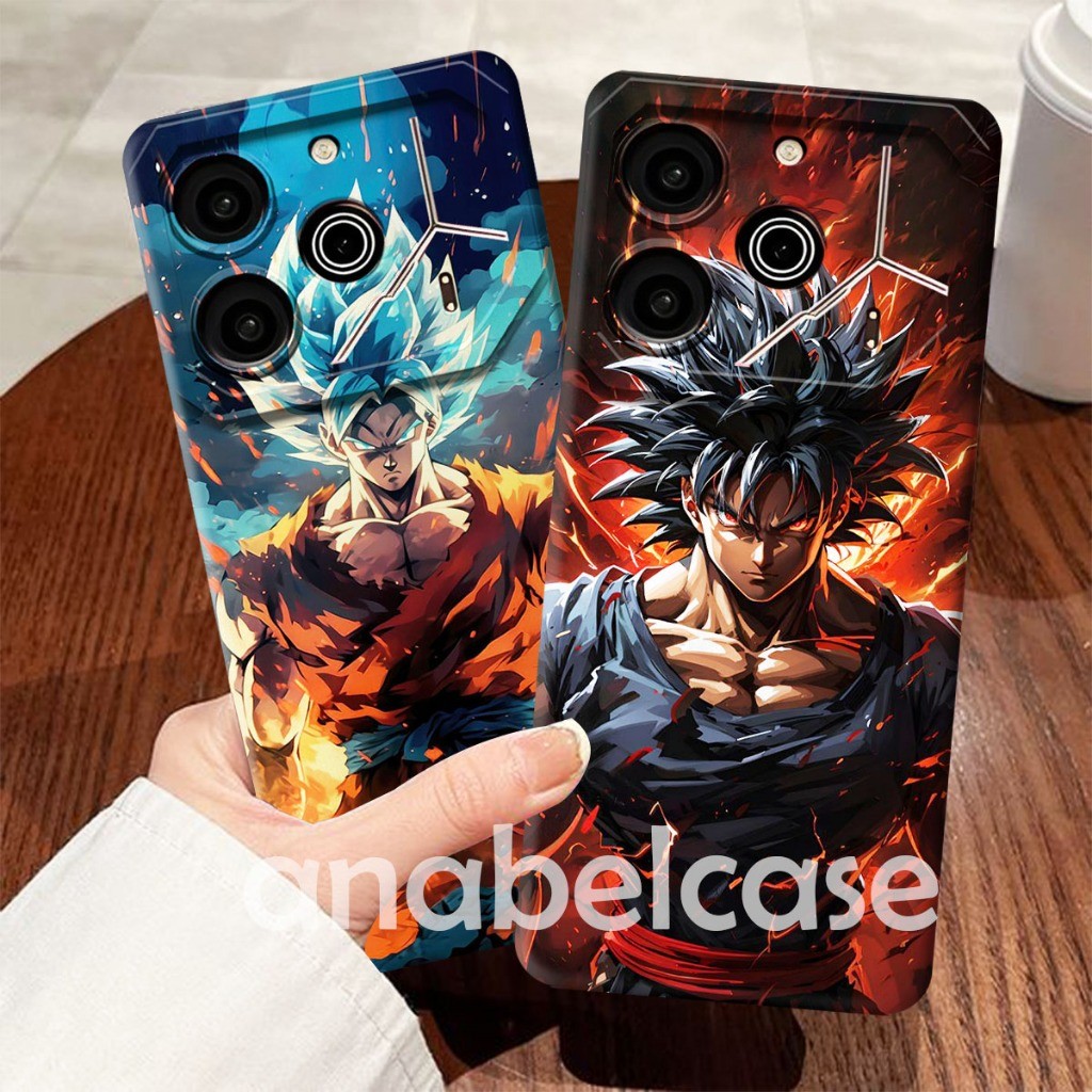 Softcase Tecno pova 6 / pova 6 pro / pova 5 / pova 5 pro  Motif Dragonball  -  Case anime -  Case co