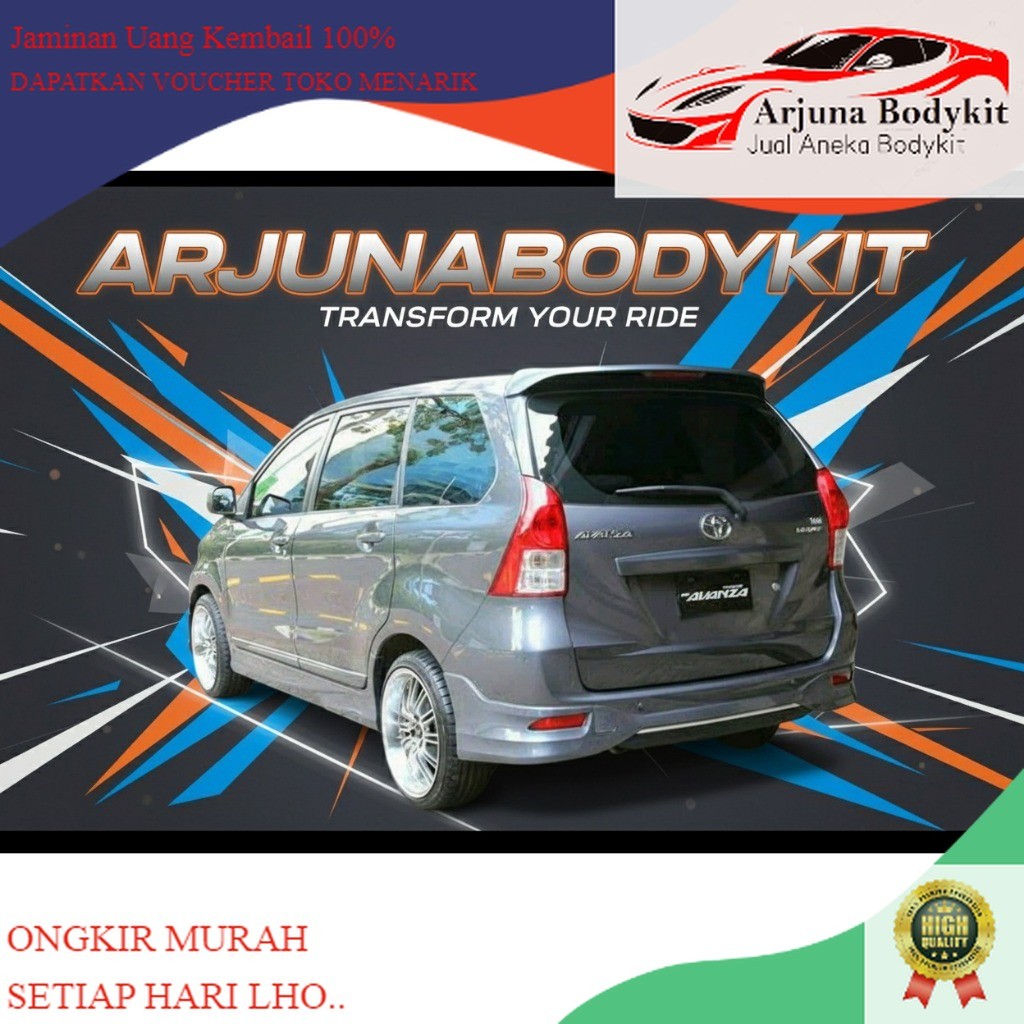 MURAH Bodykit All New Avanza Luxury PLASTIK ABS 2012 2013 2014 2015