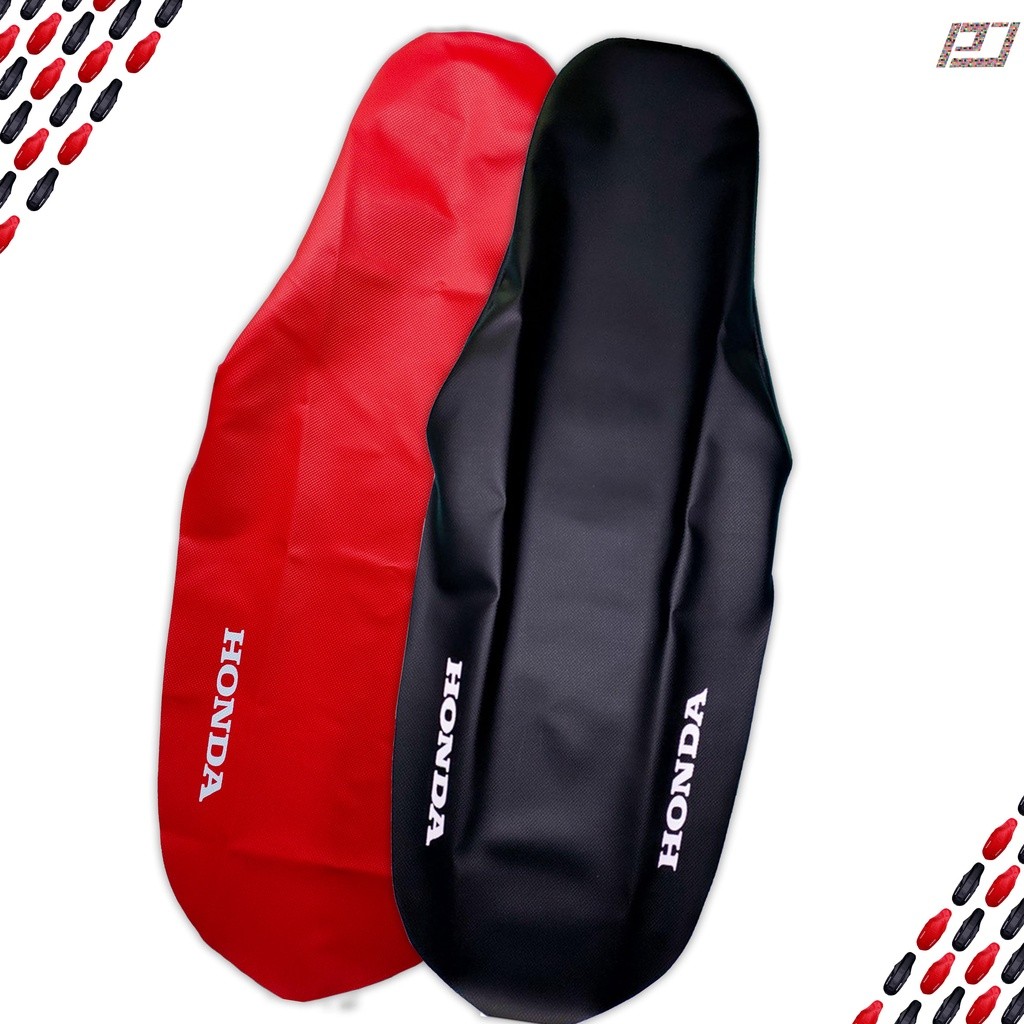 AY SHOP - Sarung Cover Kulit Jok CRF Hitam Merah