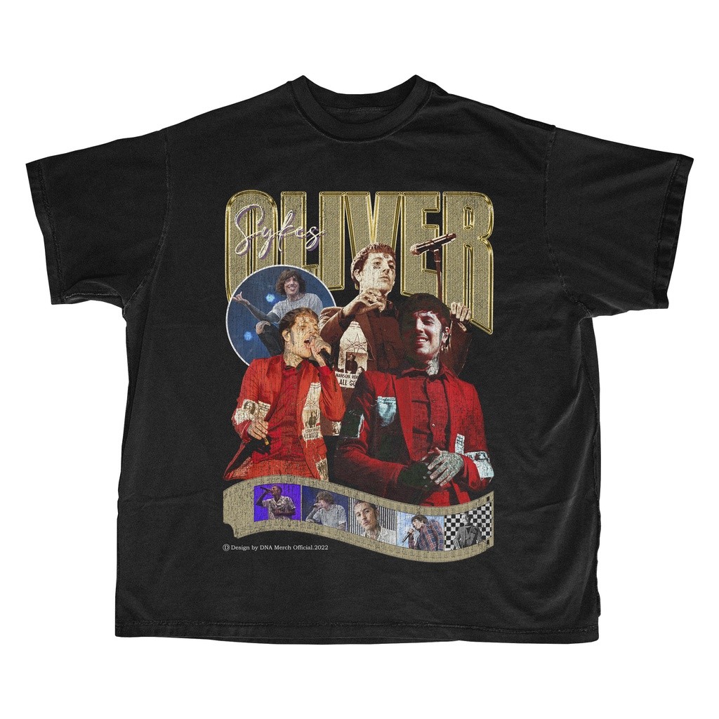 (COD) Kaos Oliver Sykes Oversized / Vintage Tee / BMTH / Band Tshirt