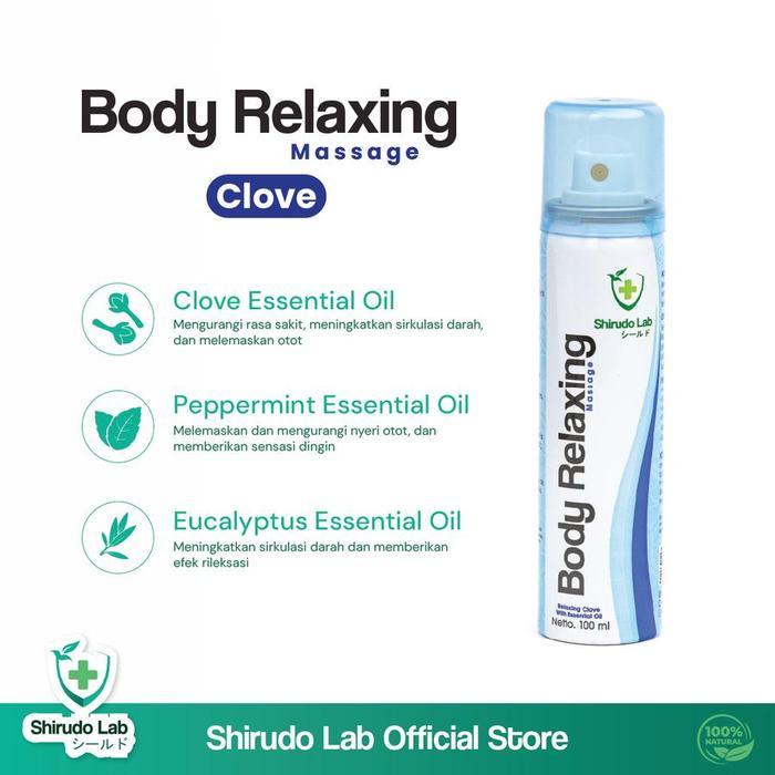pereda nyeri otot SHIRUDO body relaxant jet spray yb salonpas sendi muscle - ORIGINAL