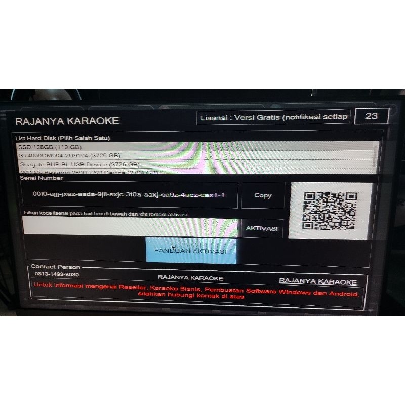 Software Rajanya Karaoke Support Youtube Review Tembakoel Fals sudah termasuk dongle usb