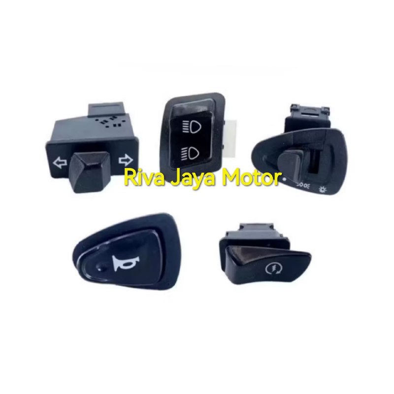 Paket Tombol Saklar Set Honda Revo Absolute Vario 110 Techno Cbs Saklar Lampu Stater Starter Sen Dim