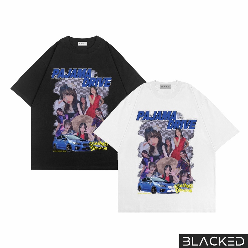 (COD) KAOS OVERSIZED JKT48 PAJAMA DRIVE / OVERSIZE TEES / BAJU OVER SIZE JKT48