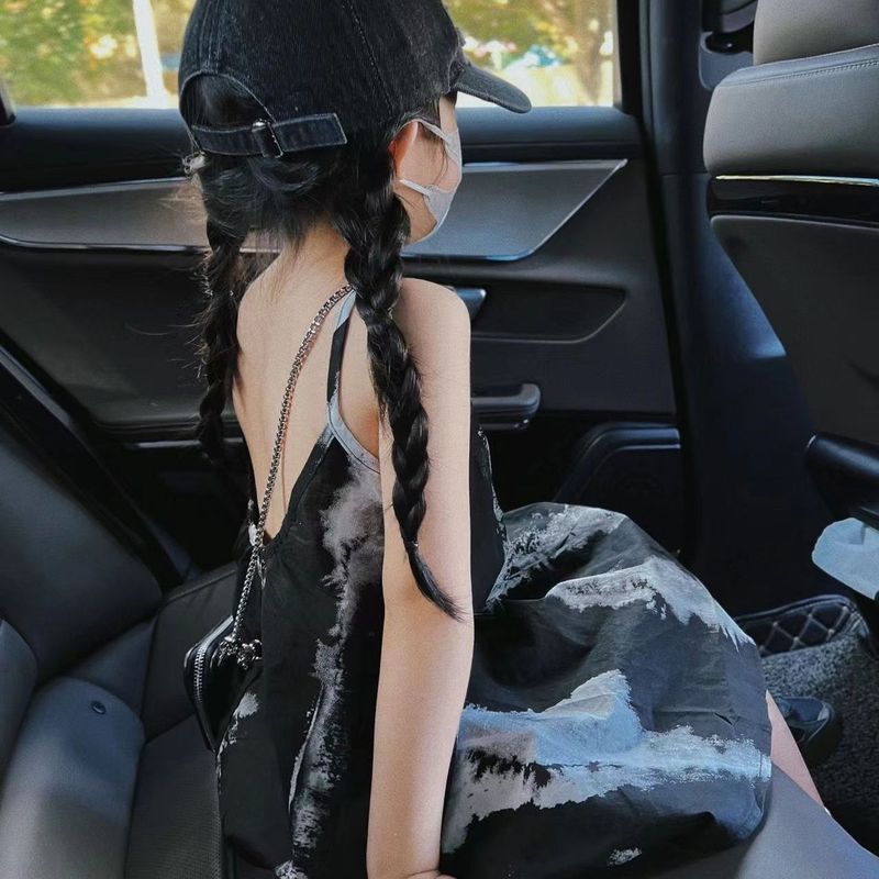 [COD]Gaun slinging gadis-gadis wanita segar dan cantik gaun