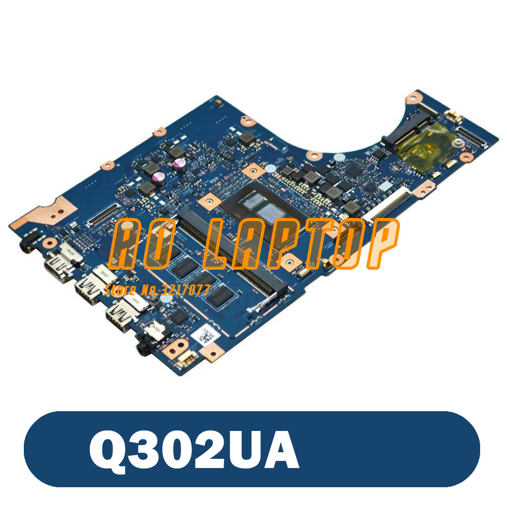60NB09Z0MB1520 For ASUS Q302UA TP300UA PC Motherboard i56200U CPU 4GB RAM DDR3L Laptop Mainboard