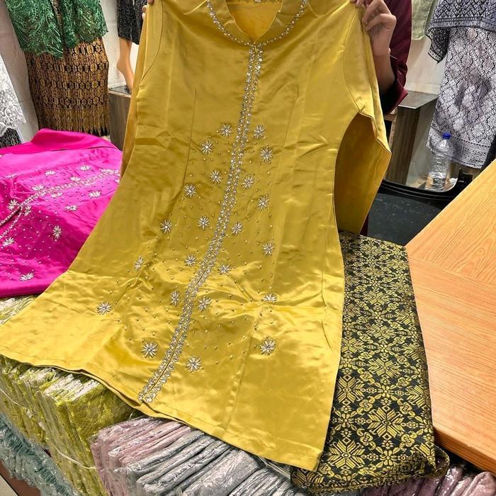 IVY SET//SETELAN KEBAYA SATIN BRIDAL PAYET MEWAH//SET PAKAIAN TRADISIONAL BRIDAL PAYET MEWAH 2025//S