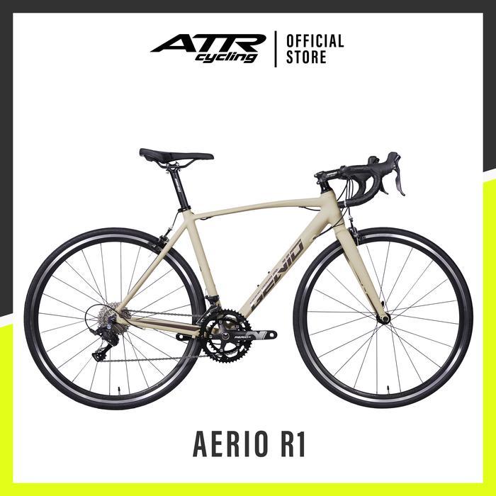 SEPEDA BALAP ROADBIKE GENIO AERIO R1 TREK 700C-20SP (20.1) CREAM BROWN-veestore01