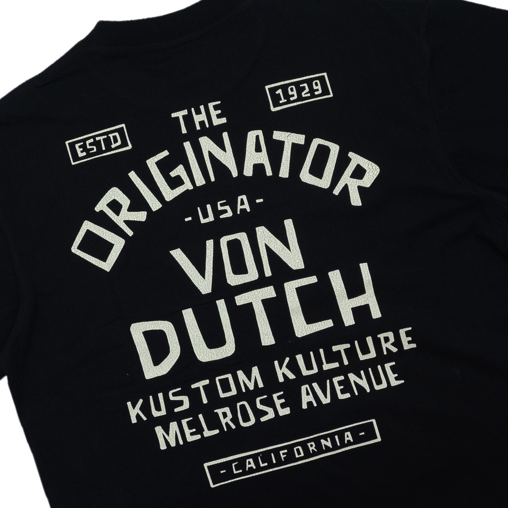 [COD] Kaos V0n Dutch V0n Dutch Boxy Tshirt BX26 Black