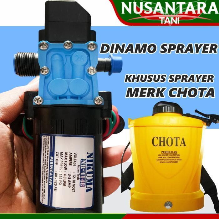 Dinamo sprayer CHOTA - Dinamo sprayer khusus untuk sprayer CHOTA - NIKUMA ORIGINAL