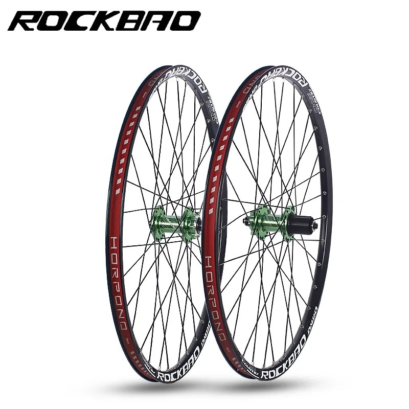 ROCKBAO Mountain Bike Wheelset 24/26/27.5/29ines sc Brake 4Bearings 7-12speed Quick Release 29er MTB
