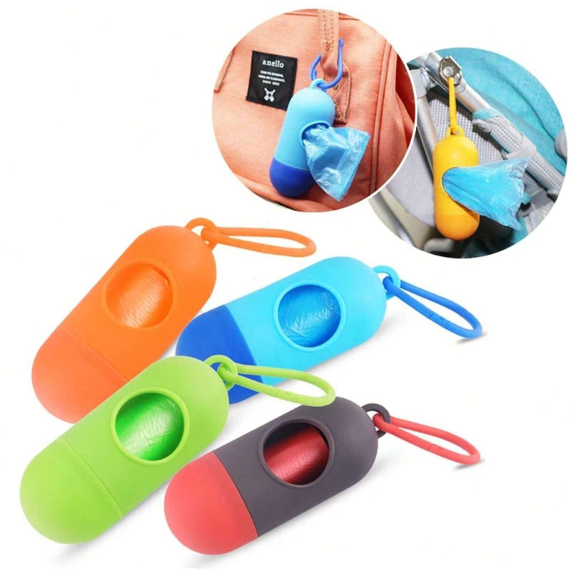 1PC Garbage Bag Pet Garbage Bag spenser Portable Dog Garbage Bag Trash Bin Dog Garbage Bag Organizer
