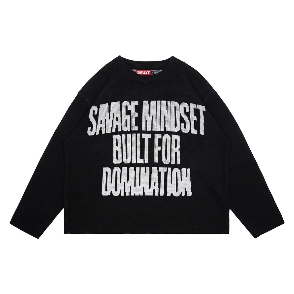 GRDT - Mindset Knitwear Boxy Black
