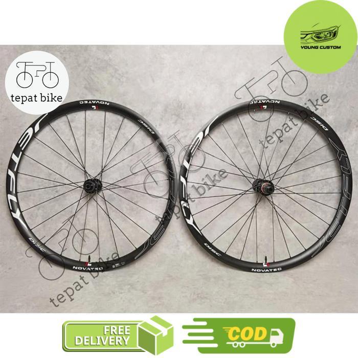 Wheelset Novatec Jetfly Disc Brake 700c Centerlock Tubeless Ready - Offline -young