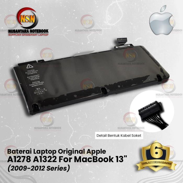 Baterai Laptop Original Apple A1322 MacBook Pro 13inch