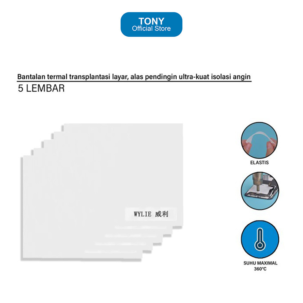 Thermal Pad WYLIE - LCD Screen Heat Insulation Pad 5 Sheets - WYLIE THERMAL