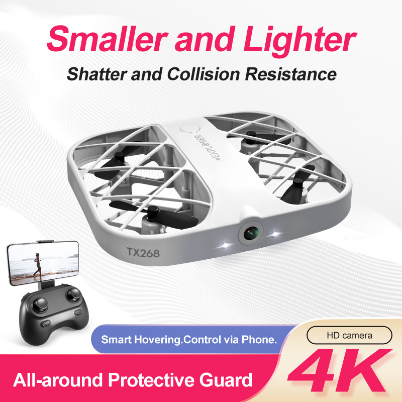 JJRC H107 RC Drone 8K 4K Camera Wifi FPV Drone RC Quadcopter with Camera Remote Control Mini Drone T