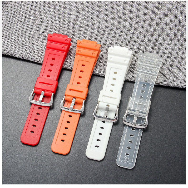 TPU Watband Replacement Strap DW-6900/GW-M5610/DW-5600 Wat Band 16MM Smart Bracelet Wristband DW6900