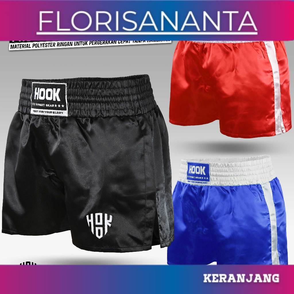 viral Celana Tinju Hook Boxing Short Boxing Pants, Celana Boxing Shorts Hook Celana Tinju Boxing Pan