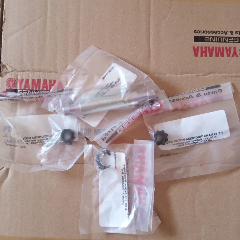 Promo Murah AS JALU STANG + KARET + KLEMAN ORIGINAL YAMAHA JUPMX,NMAX,R15,R25,XABRE, NEW NMAX, LEXI 