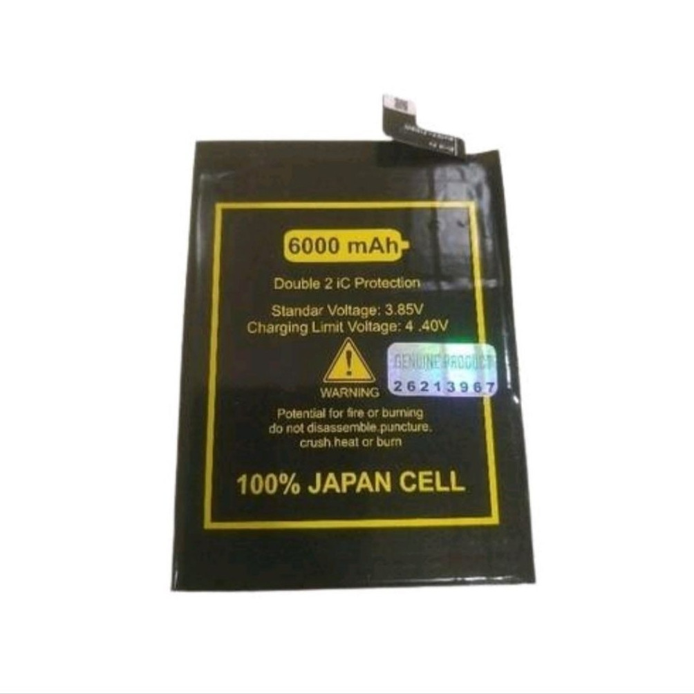 Baterai Realme 14T BLPC07 Double Power 6000mah 2 IC Protector Batre Battery HP