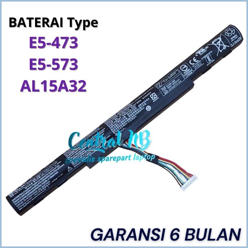 Baterai Acer Aspire ES 14 ES1-420 ES1-420-39RS ES1-421 E5-422G AL15A32 -CNB