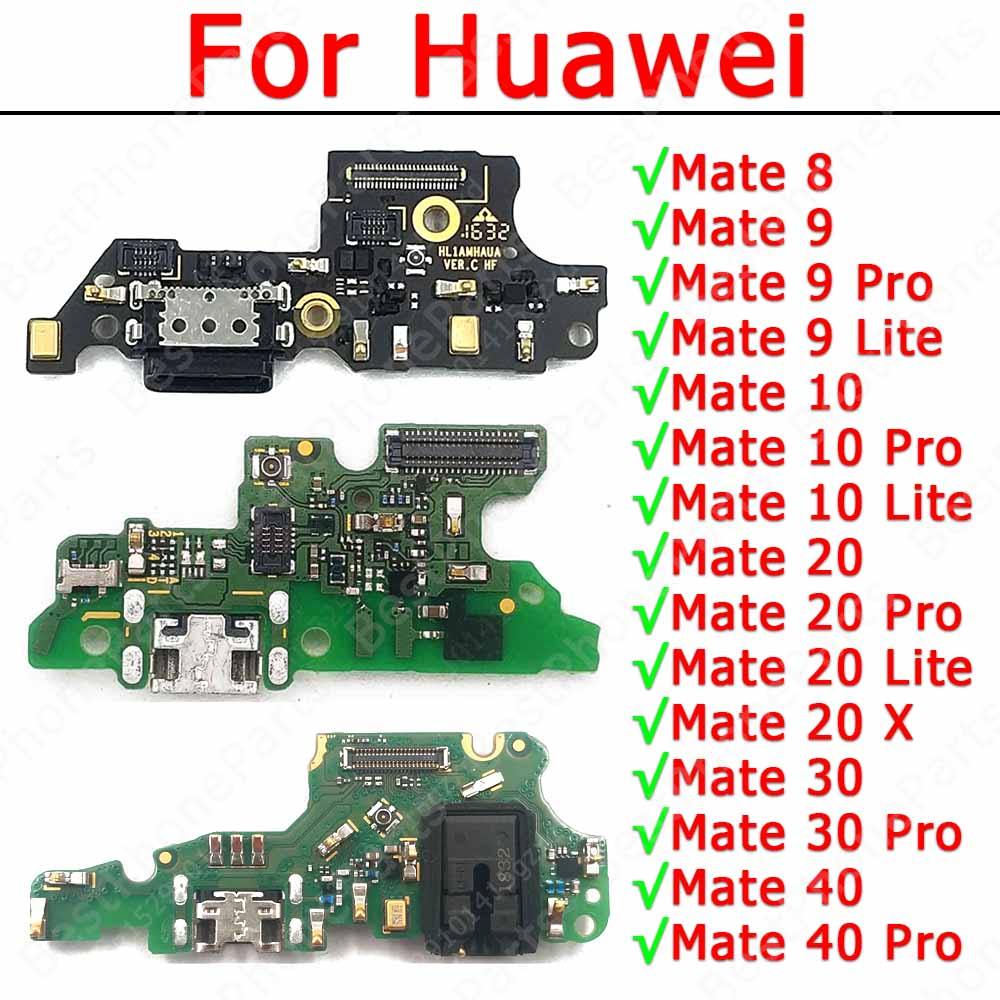 arge Board For Huawei Mate 8 9 10 Lite 20 X 30 40 Pro arging Port Ribbon Socket Usb Connector Pcb Do