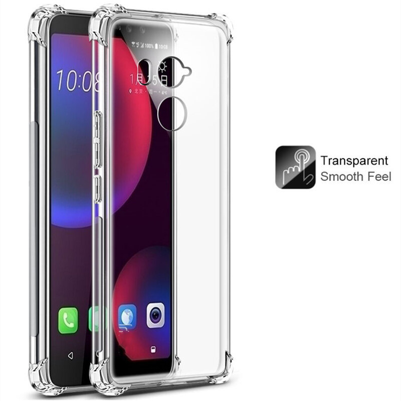 New Phone case HTC U11 Plus Back cover Shockprook Absorbing Ultra Clear Soft Casing Flexible Militar