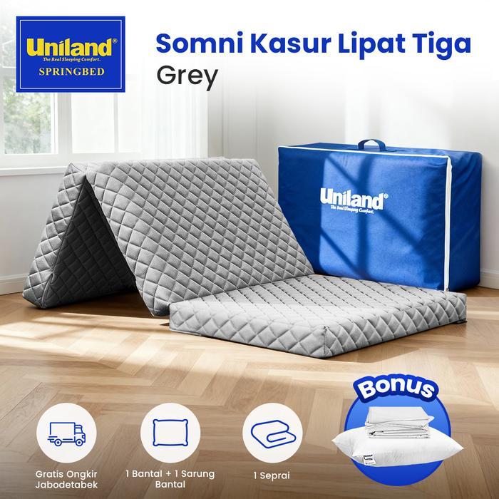 Uniland Somni Kasur Lipat Tiga 90x180 - Busa / Gulung / Lantai Piknik