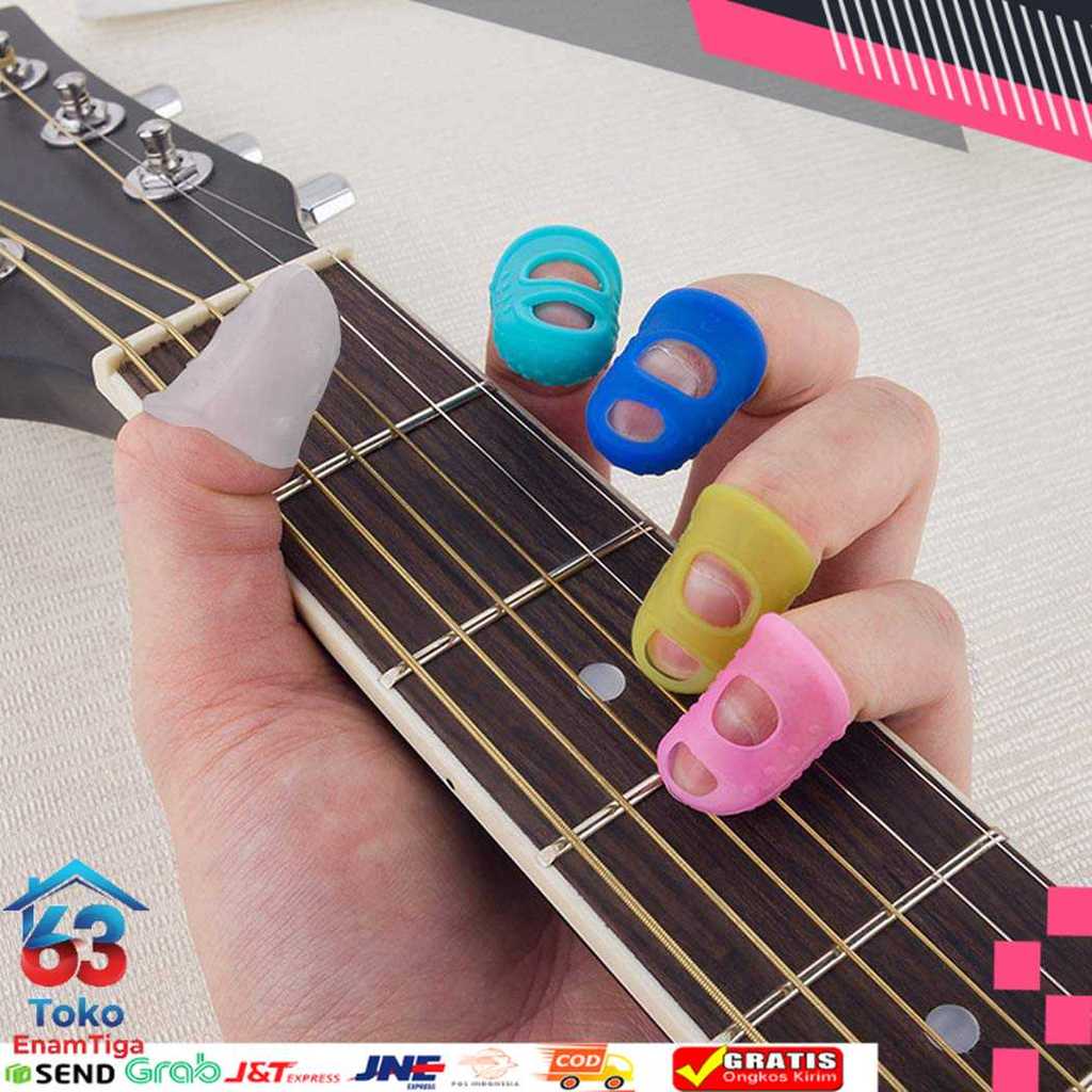 DLW Pelindung Jari Gitar Silicone Fingertip Protector 5 PCS - DLW-05