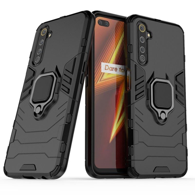 CASE REALME 6 PRO IRING CASE ROBOT STANDING PHONE