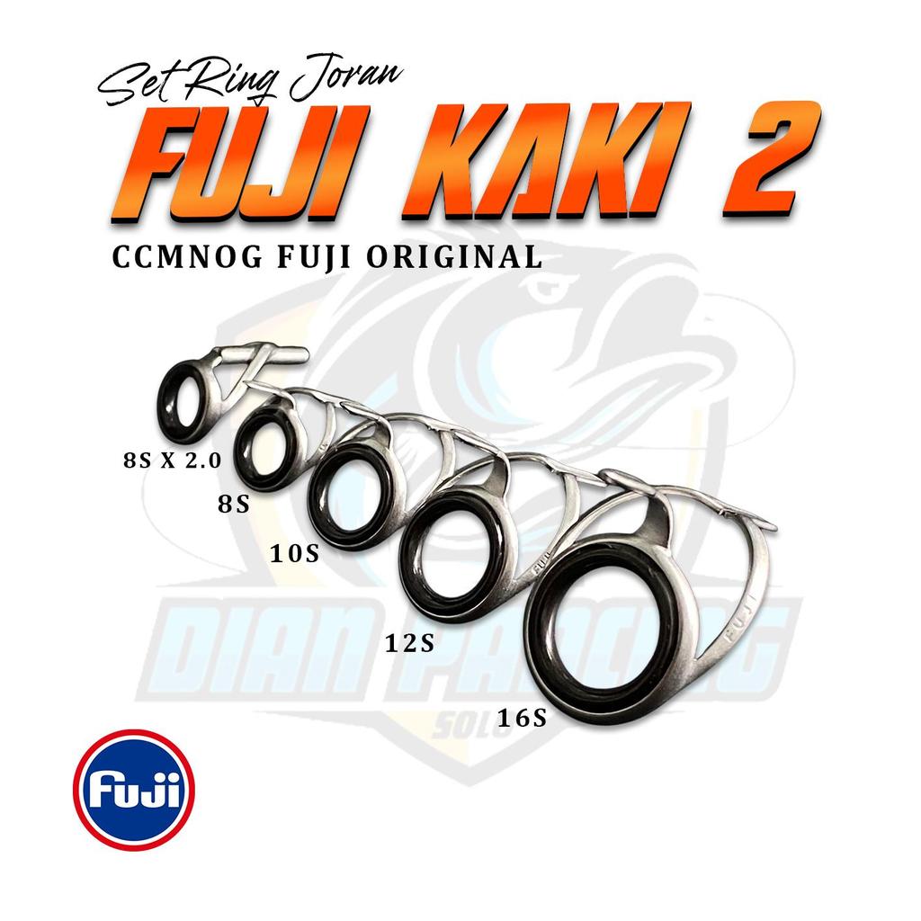 Set Ring Joran Tipe CCMNOG (Kaki 2) Fuji Original Isi 5pcs