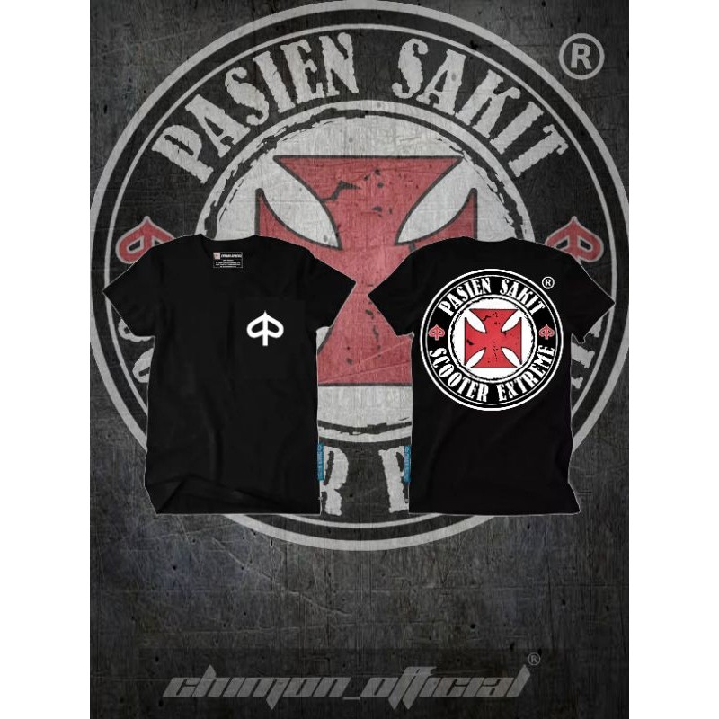Kaos Vespa Pasien Sakit Scooter Extreme Original Merchandise rosok scooter premium 30s FH TERMURAH