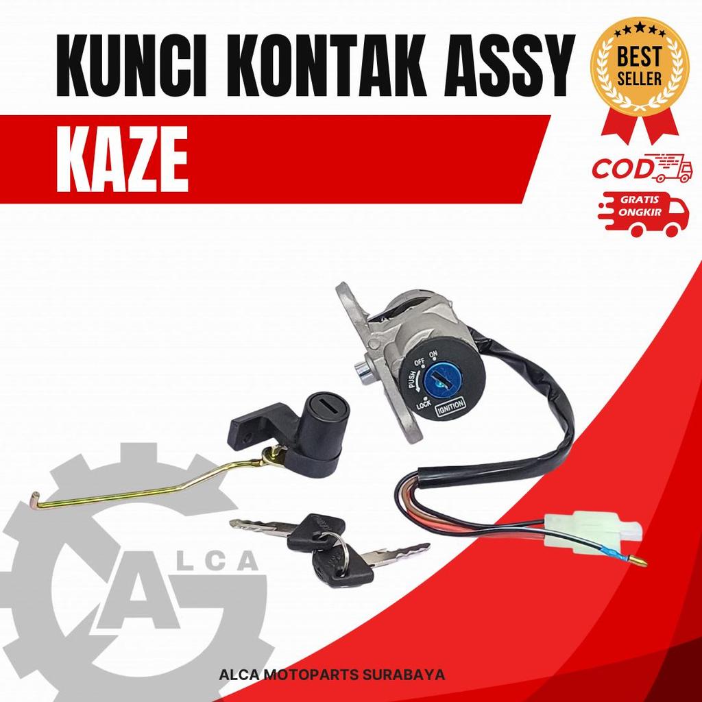 KUNCI KONTAK ASSY SET JOK BELAKANG KAWASAKI KAZE KAZE R