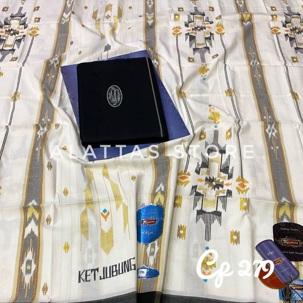Sarung KETJUBUNG STYLE SJT SCP SKP SJP SCP GOLD Original Full Songket Timbul Jahit Tengah Full Mesre