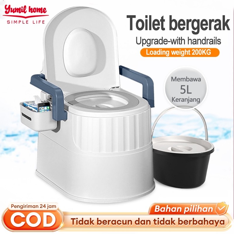 SALVO-Duduk Portable Kloset Jongkok  Dudukan Toilet Jongkok Pispot Kursi Toilet Duduk Toilet Kursi P