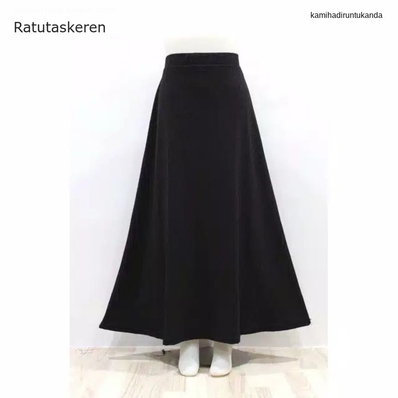 ROK WANITA ZAMZAM1225 JODA PAYUNG SCUBA JUMBO / ROK WANITA MAYUNG / ROK SCUBA PANJANG KEREN