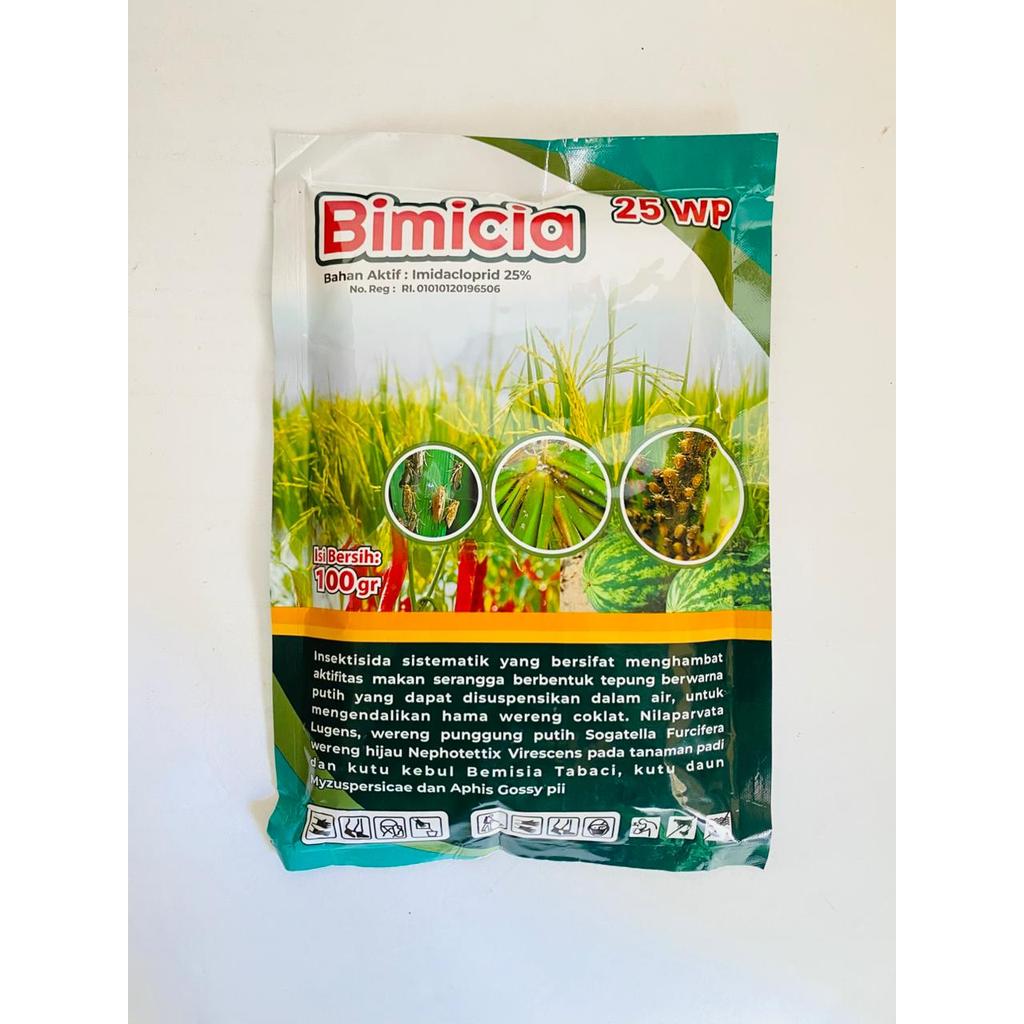 Insektisida sistemik BIMICIA 25WP isi 100gr mengendalikan hama wereng thrips