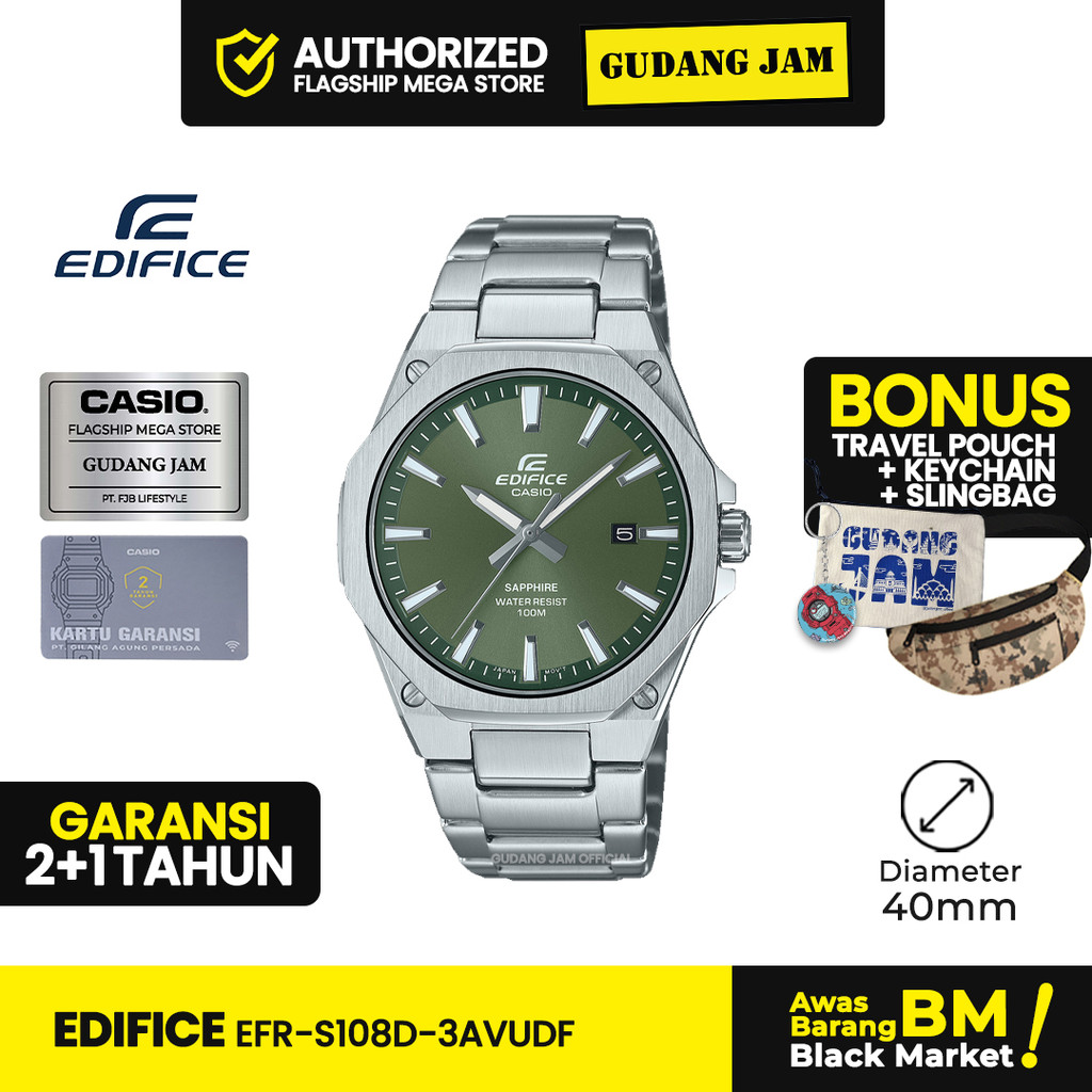 Edifice EFR-S108D-3AVUDF EFR-S108D EFR-S108 EFRS108D EFRS108