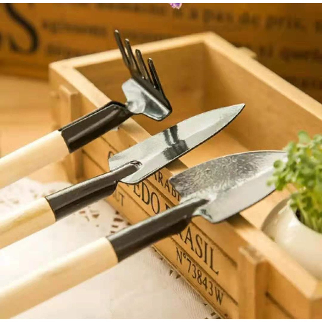 (Grosir)  Peralatan Berkebun Mini Sekop Set Peralatan Cangkul Garden Ukuran Kecil