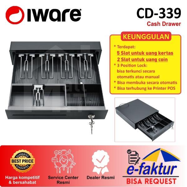 Cash Drawer IWARE Laci Kasir RJ11 IWARE CD-339 CD339 CD 339 CD-408 CD408 CD 408 Resmi - CD-339