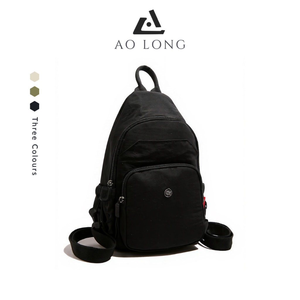 AOLONG LUNA 9035# - Tas Ransel Casual Tas Ransel Wanita Bahan Parasut Lucu BISA COD