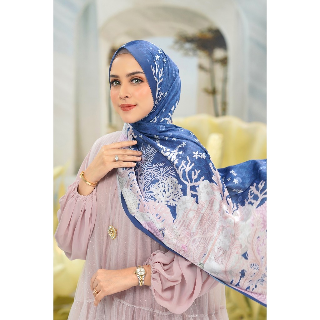 Buttonscarves The Little Mermaid 2.0 Satin Shawl