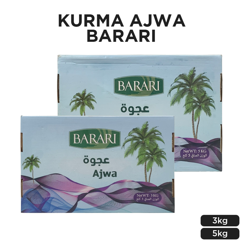 KURMA AJWA BARARI PREMIUM KEMASAN DUS / KURMA AJWA BARARI DATES ORIGINAL