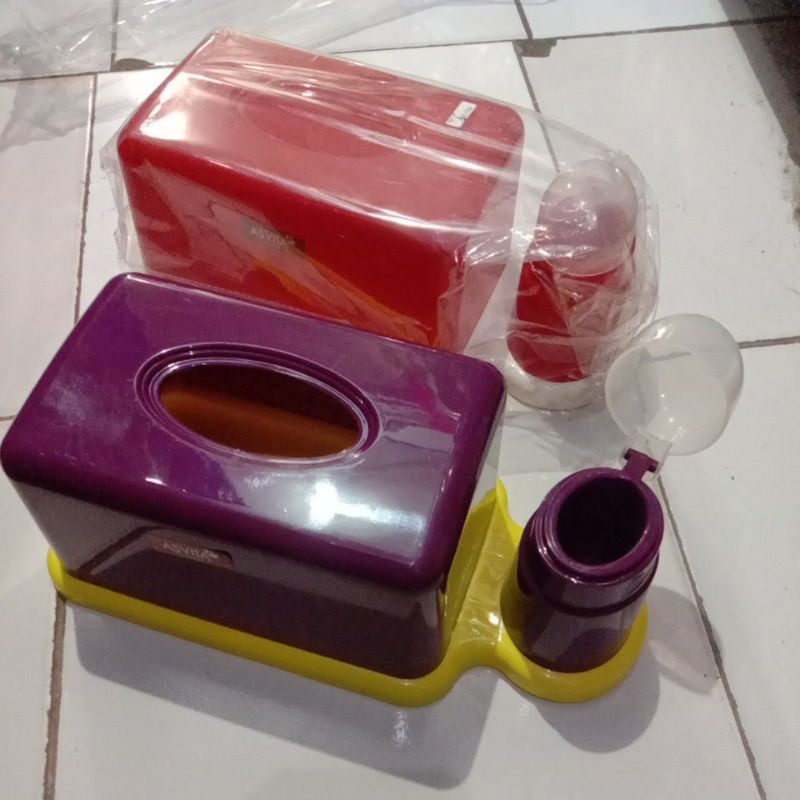 tempat tisu+tusuk gigi asvita