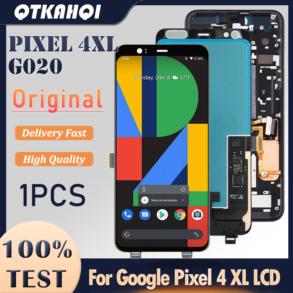 6.3" Original OLED For Google Pixel 4 XL LCD Display Touch Screen Digitizer Assembly For Google Pixe