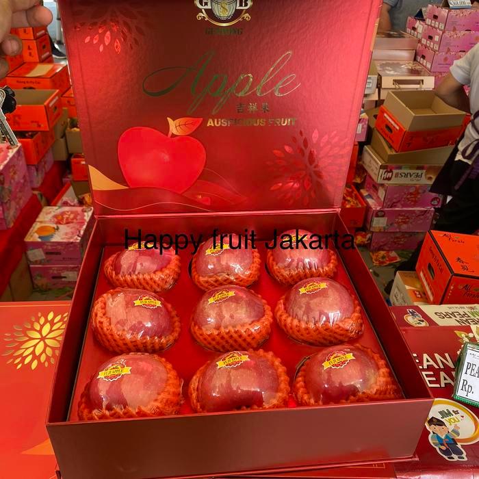 Apel fuji premium box imlek isi 9 pcs