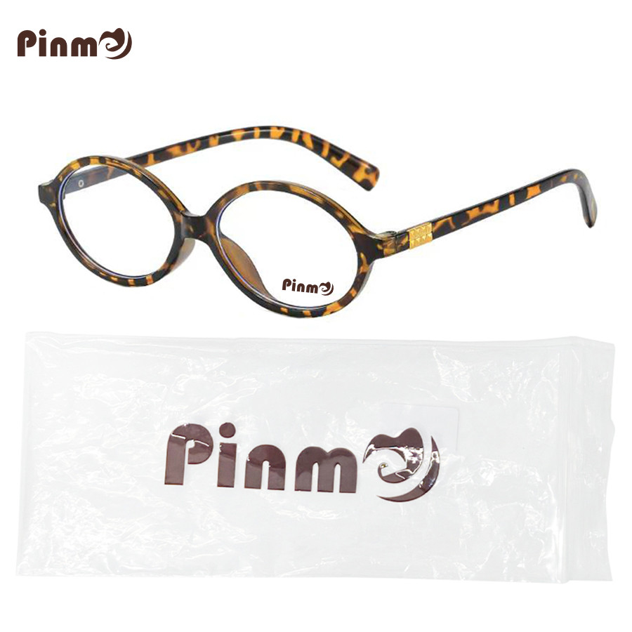 Pinme Kacamata Bingkai Oval Retro Kacamata Optik  Kacamata Bingkai Kecil