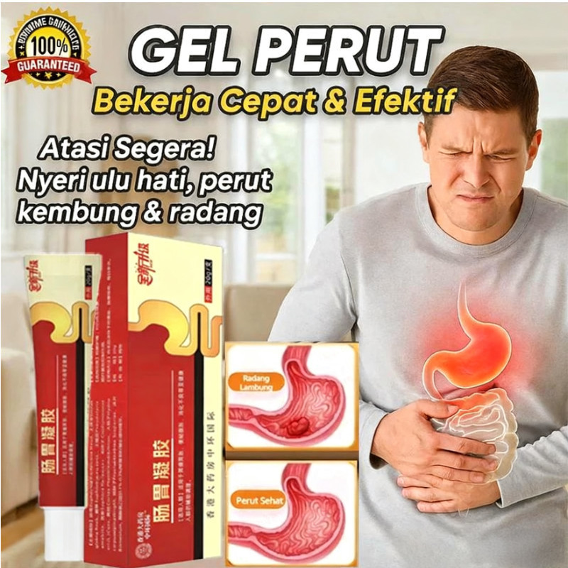 [Redakan Kembung Instan] Gel Antiseptik Pereda Nyeri Perut & Kembung - Obat Perut Kembung/Krim Antis