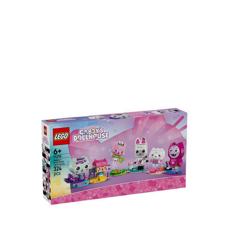 LEGO Gabby's Dollhouse Gabby's Brick-Built Cat Friends - 11215
